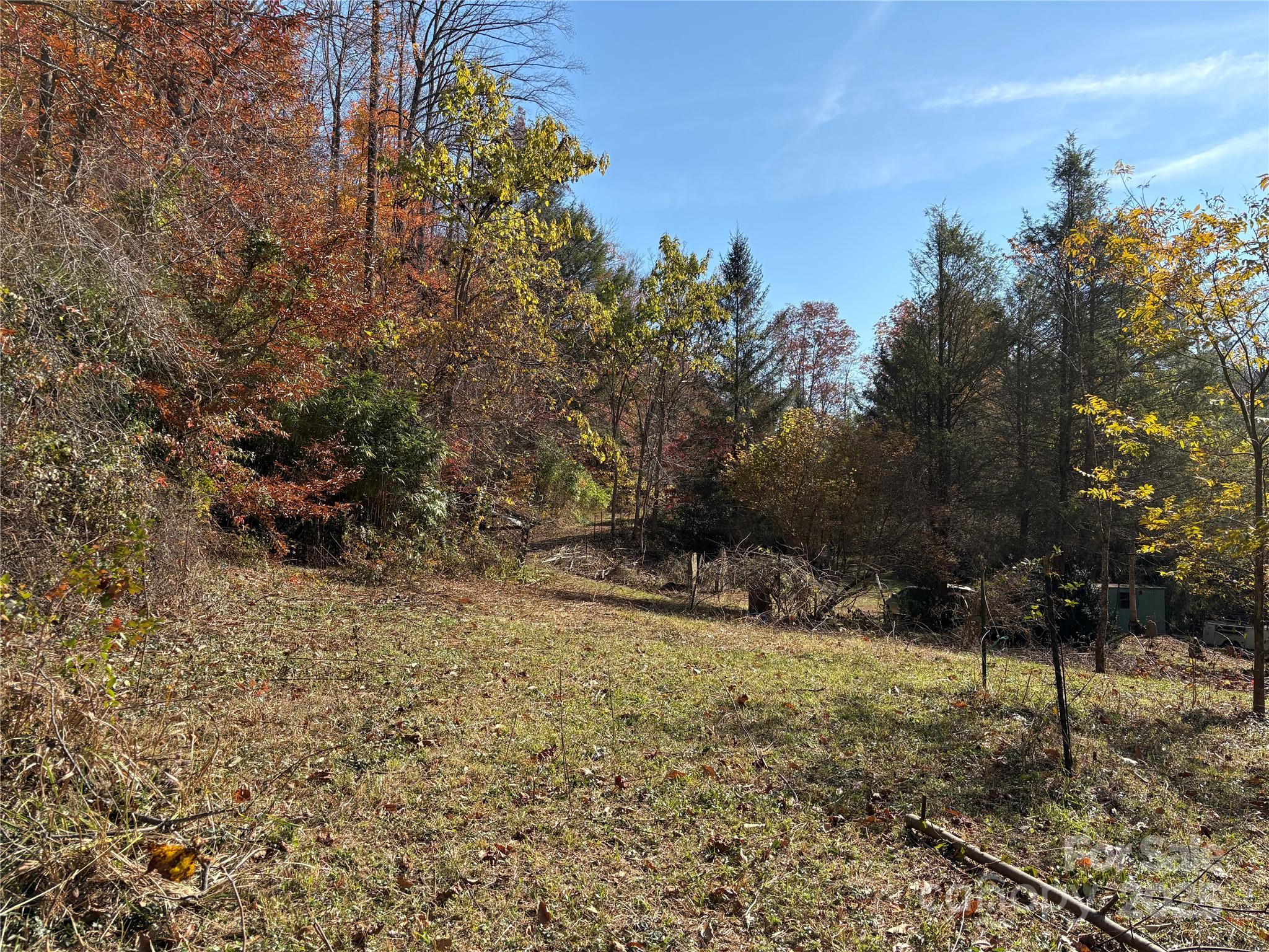 276 Cedar Creek Road Old Fort, NC 28762 - Photo 3 of 20 a view of a yard with wooden fence