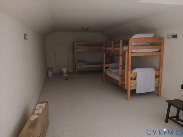 a view of room with baby crib