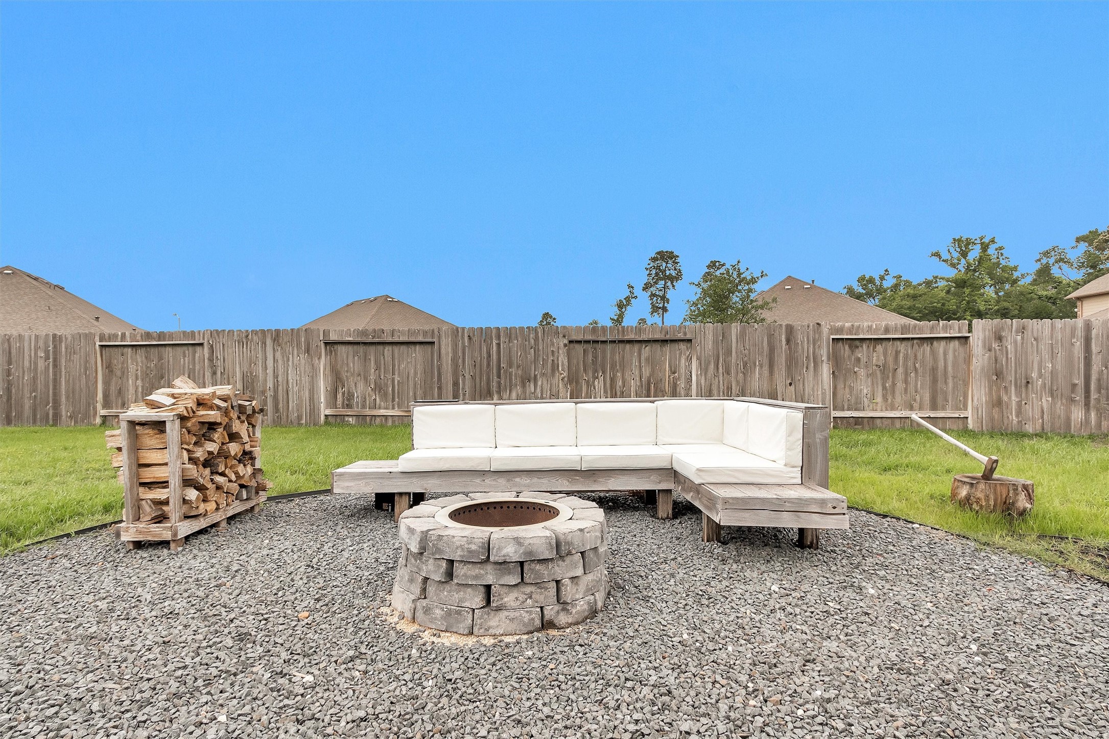 28000 Misty Evening Court Spring, TX 77386 - Photo 42 of 50 Wood burning firepit.