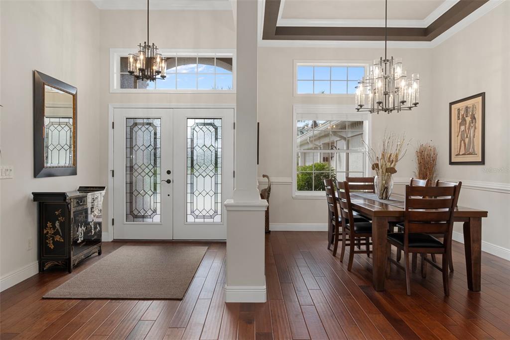 1601 North Tee Time Terrace Hernando, FL 34442 - Photo 5 of 69 a view of a dining room with furniture window and wooden floor