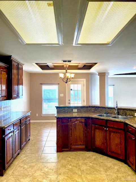 1220 Eva Street Edinburg, TX 78539 - Photo 5 of 21 a bathroom with a granite countertop sink and a large mirror