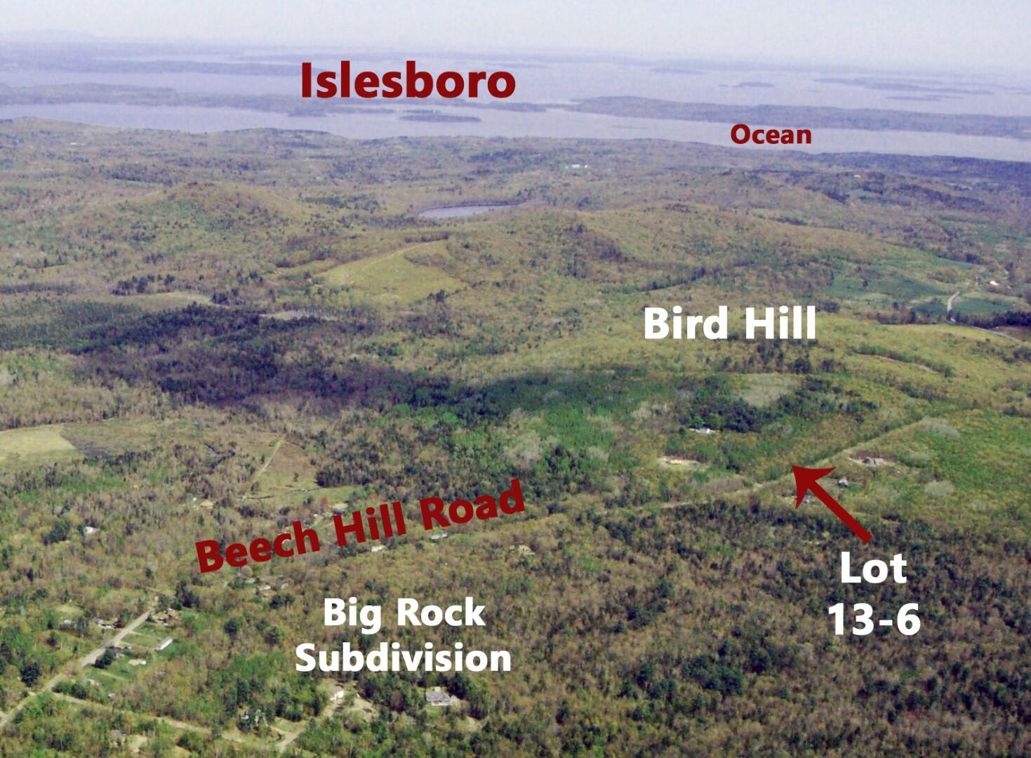 692 Beech Hill Road Northport, ME 04849 - Photo 12 of 21 2008 Aerial 5-18-08 1158 aa Lot 13-6 cr