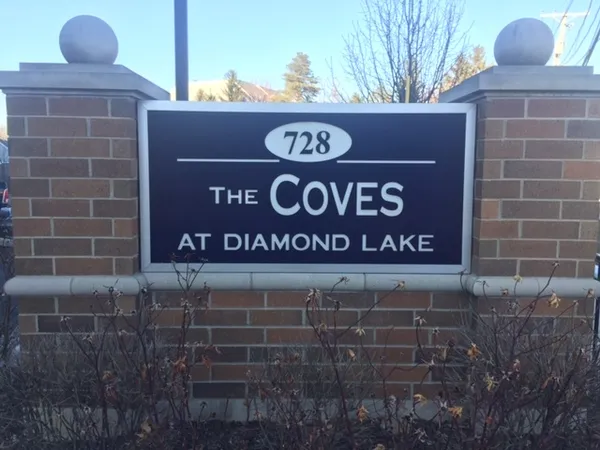 a close up of a street sign