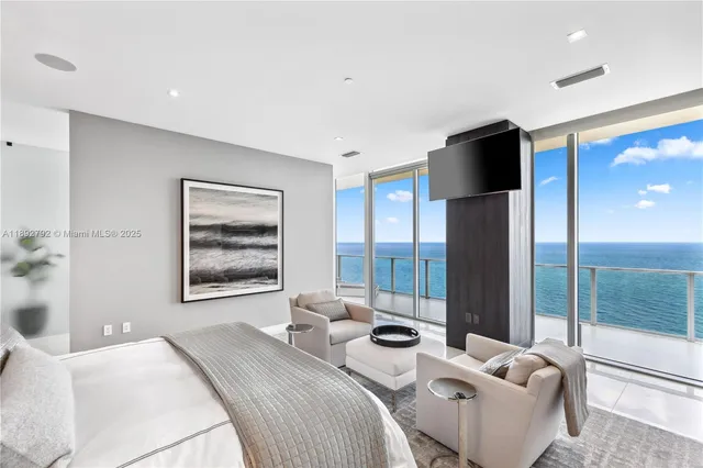 a view of city from a balcony