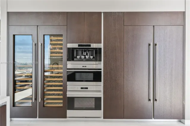 a terrace with a table and chairs