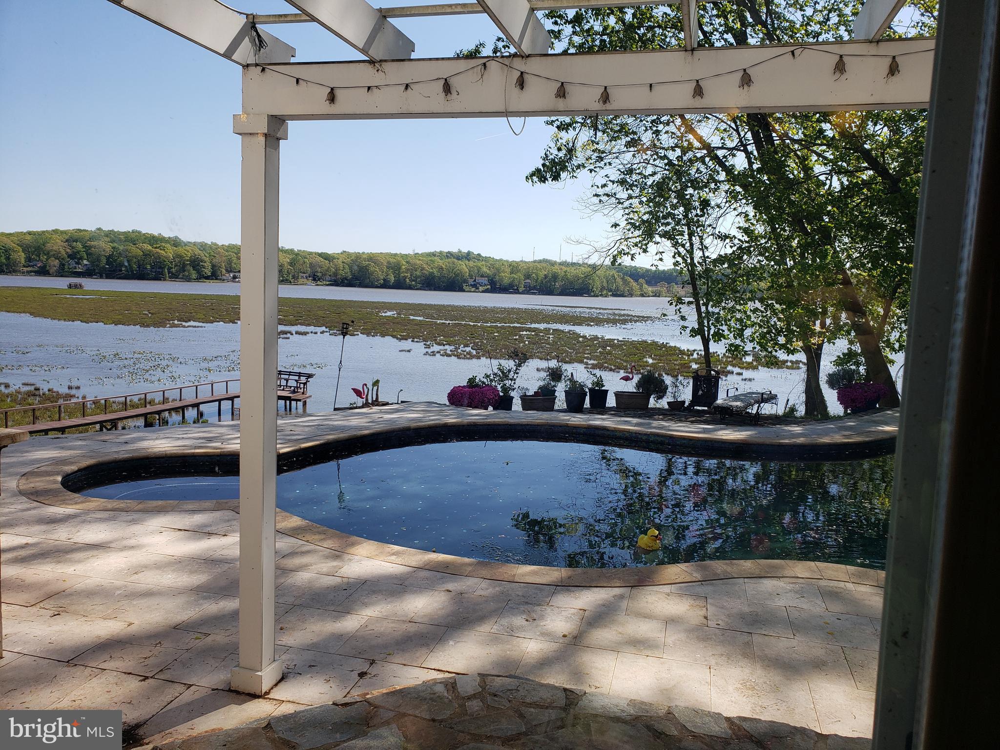 18509 Cabin Road Triangle, VA 22172 - Photo 7 of 107 View from the Breakfast Room of Private Pool