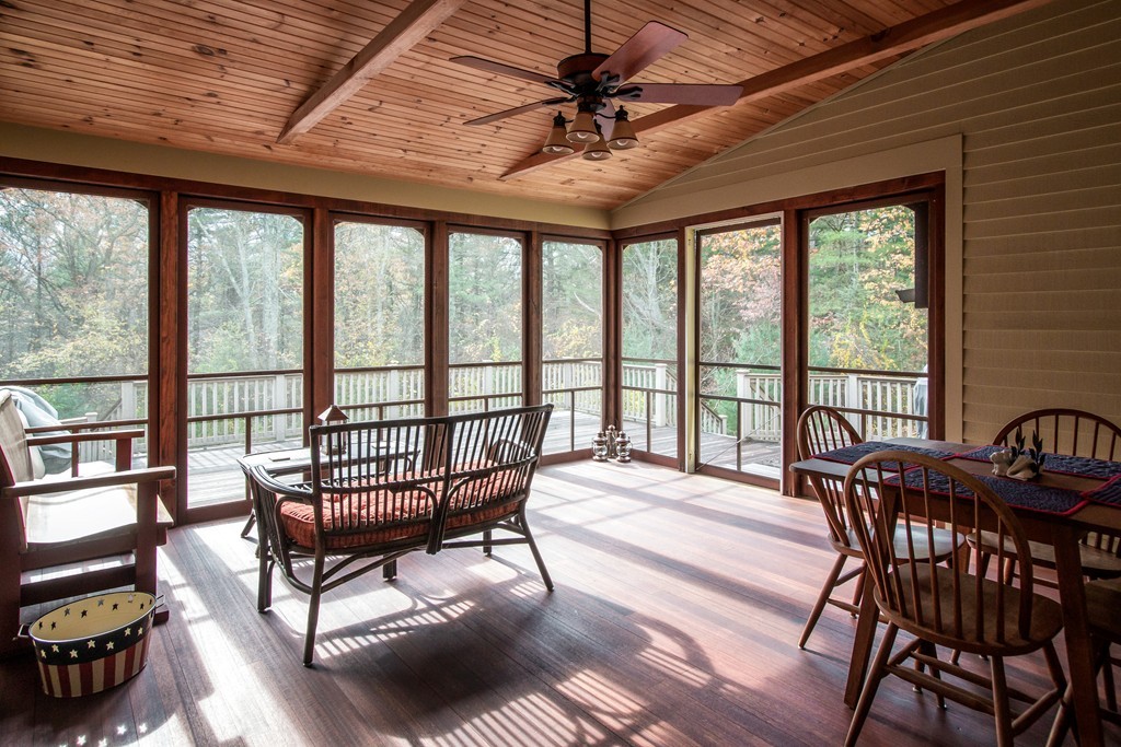 32 Blanchard Road Grafton, MA 01519 - Photo 6 of 30 a view of a dining room with furniture window and outside view