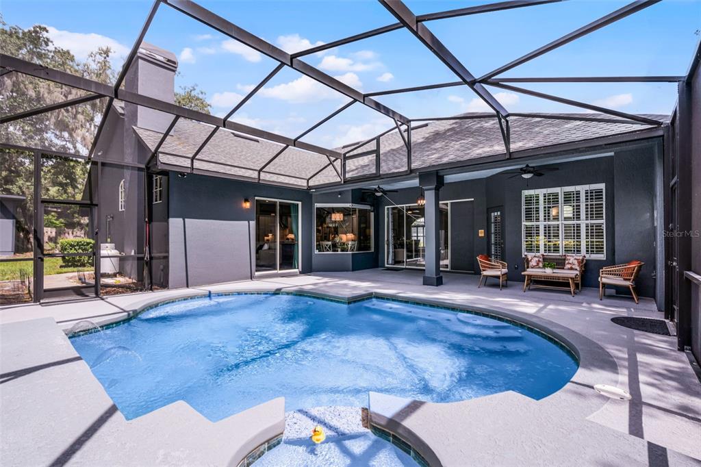 315 Lake Road Lake Mary, FL 32746 - Photo 49 of 65 SALTWATER SCREENED IN POOL AND PATIO