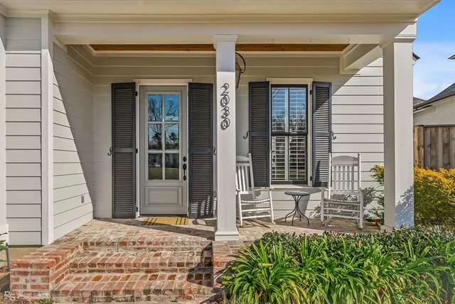 front view of a house with a window