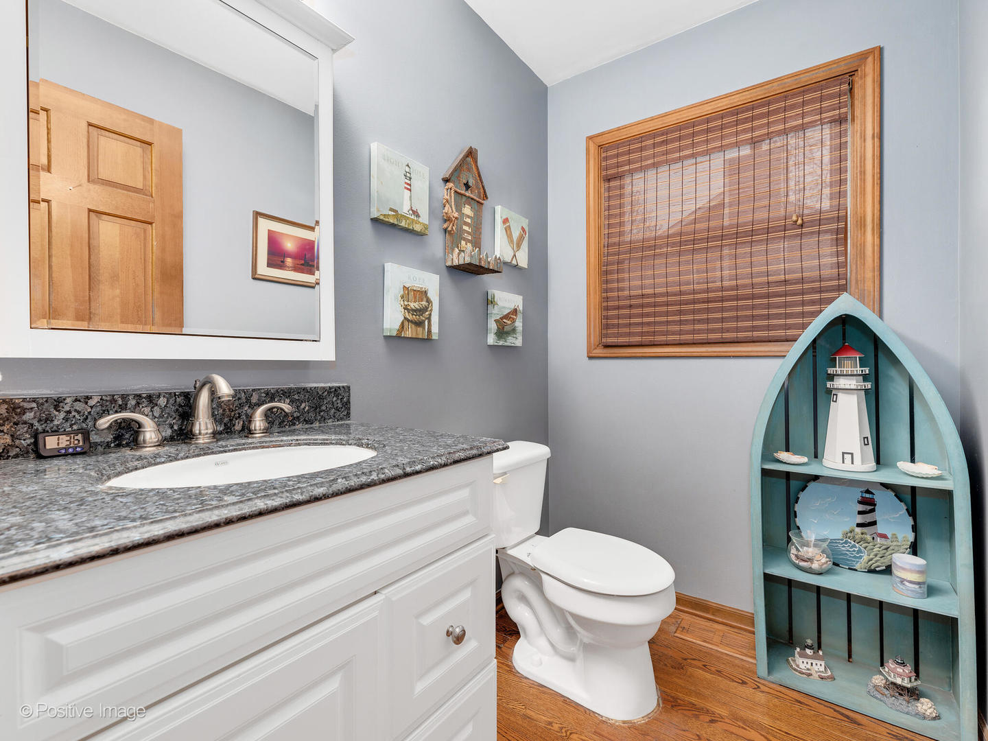 1720 East Bailey Road Naperville, IL 60565 - Photo 14 of 31 a bathroom with a granite countertop toilet sink and mirror