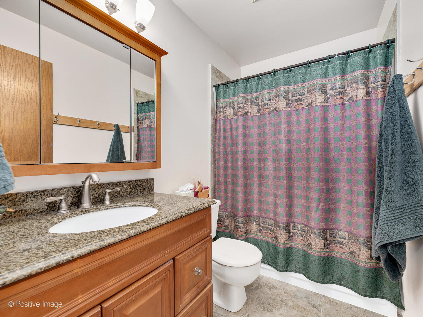 1720 East Bailey Road Naperville, IL 60565 - Photo 20 of 31 a bathroom with a granite countertop sink and a mirror