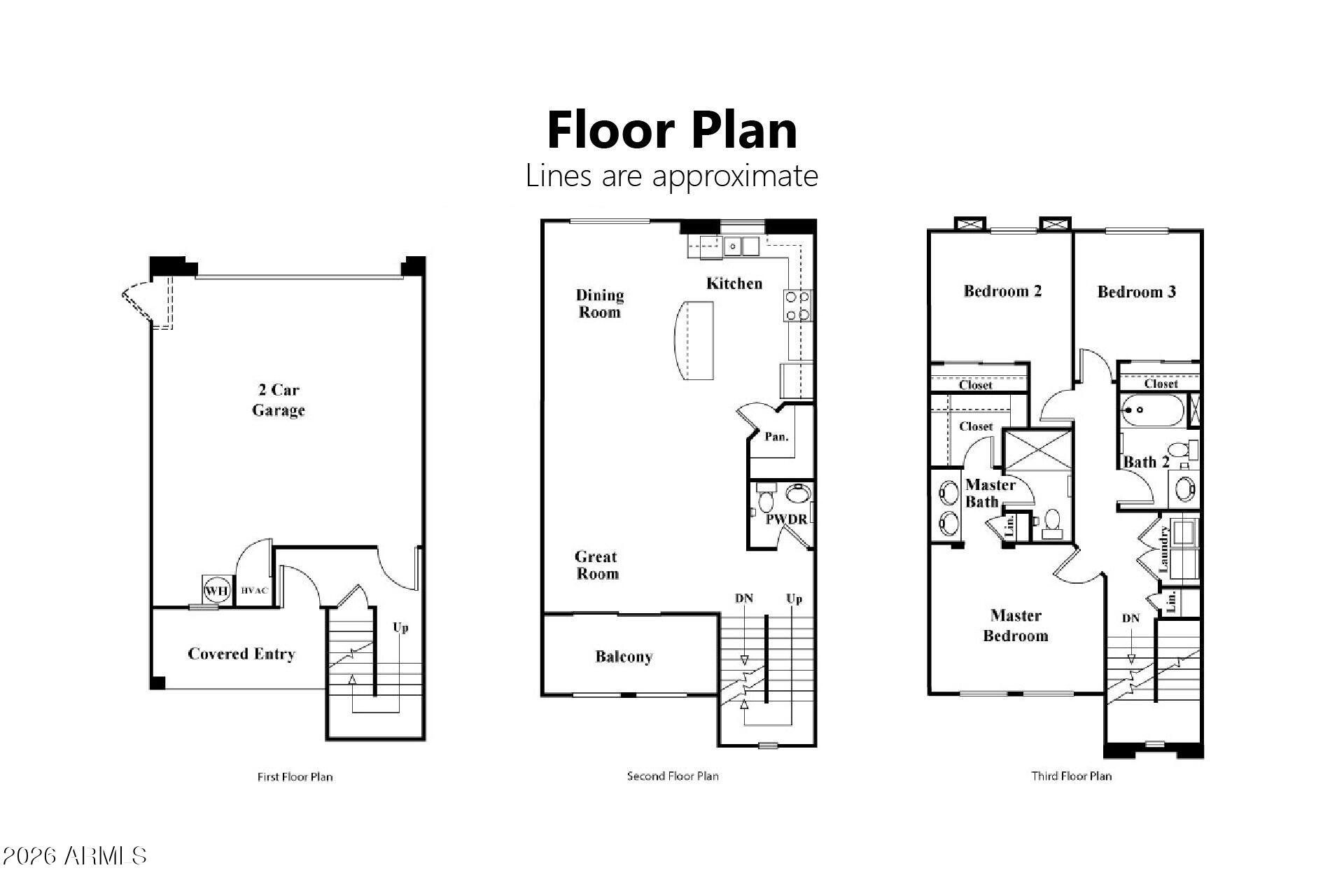 2150 West Alameda Road, Unit 1181 Phoenix, AZ 85085 - Photo 45 of 45 Floor Plan - 2150 W Alameda Rd 1181