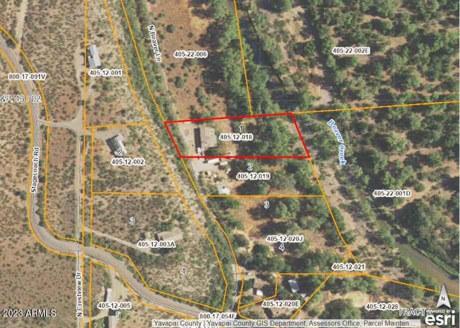 3985 Beaver Lane Rimrock, AZ 86335 - Photo 1 of 9 3985-3975 N Beaver Ln-Arial