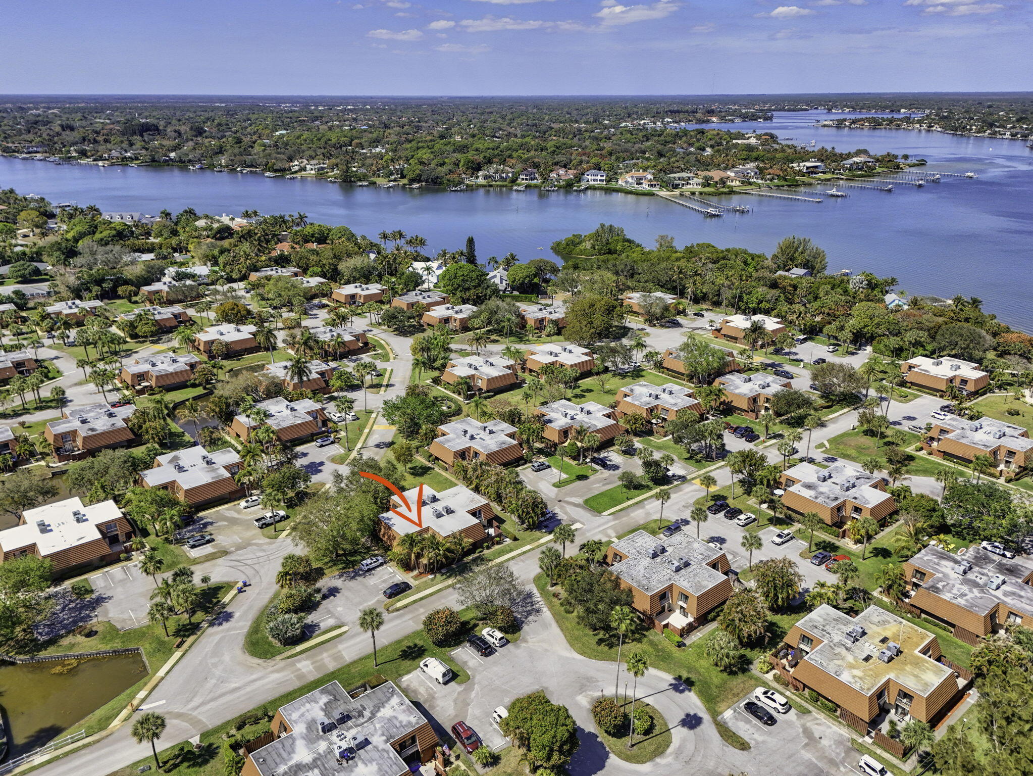 825 Center Street, Unit 9A Jupiter, FL 33458 - Photo 46 of 52 an aerial view of a city
