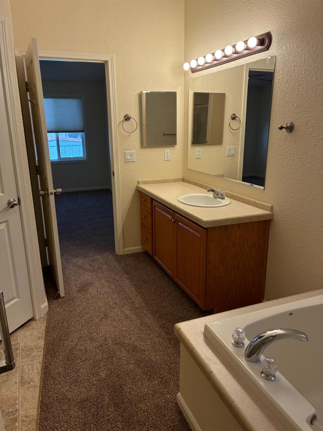 1155 Pease Road, Unit 408 Yuba City, CA 95991 - Photo 27 of 45 a bathroom with a sink and a mirror