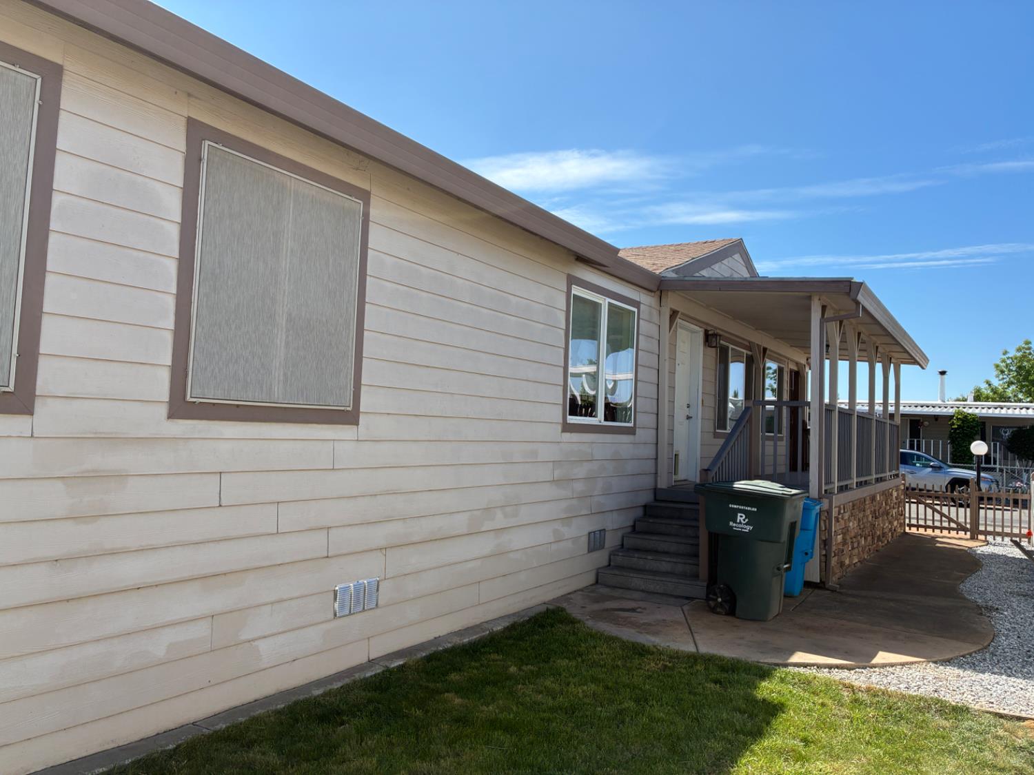 1155 Pease Road, Unit 408 Yuba City, CA 95991 - Photo 39 of 45 a view of a backyard with sitting area
