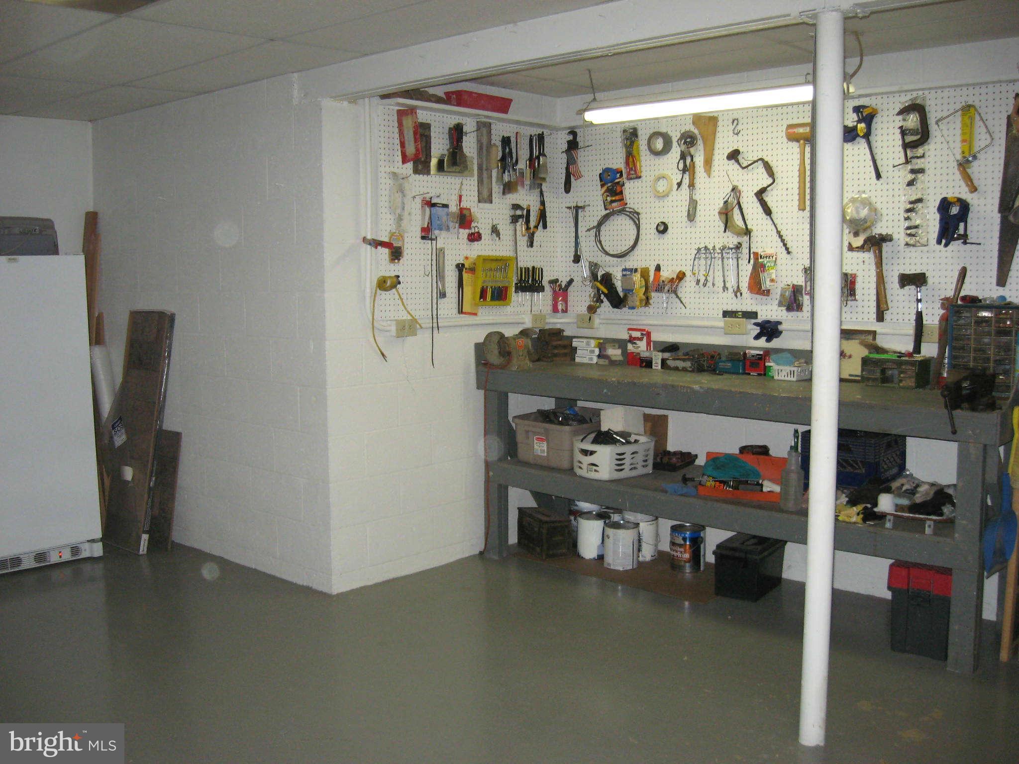 1590 Lottie Fowler Road Prince Frederick, MD 20678 - Photo 28 of 30 Basement Workshop