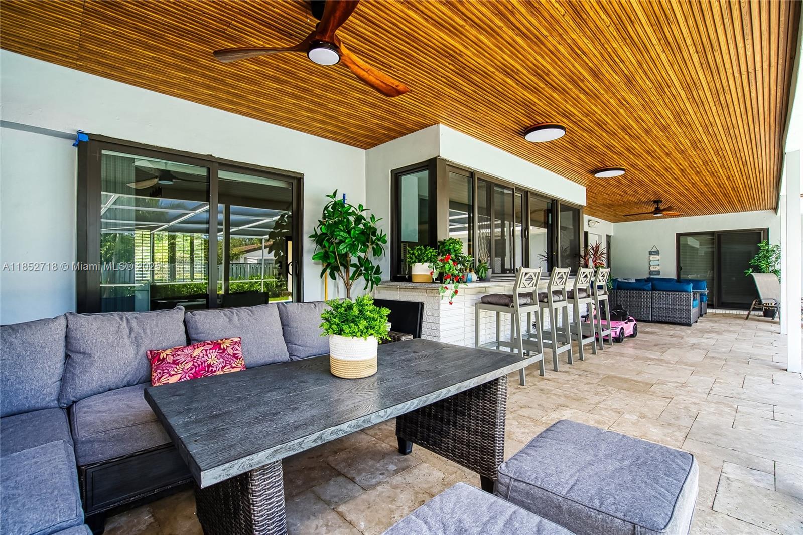 5100 Arthur Street Hollywood, FL 33021 - Photo 42 of 54 a front view of a house with outdoor seating