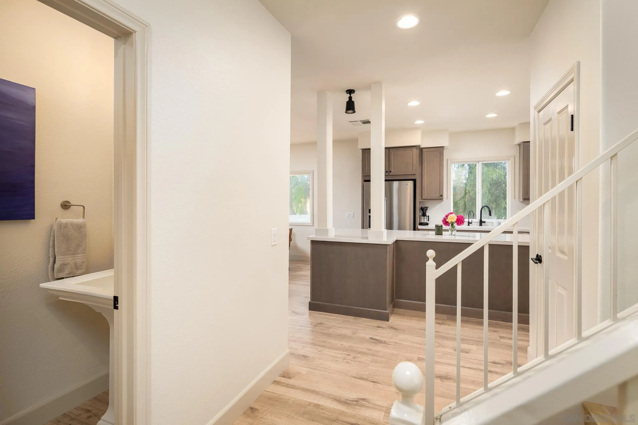339 Rancho Santa Fe Road Encinitas, CA 92024 - Photo 3 of 36 a view of entryway with kitchen