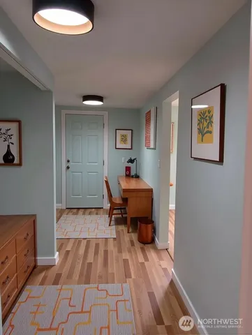 a room with furniture and a chair