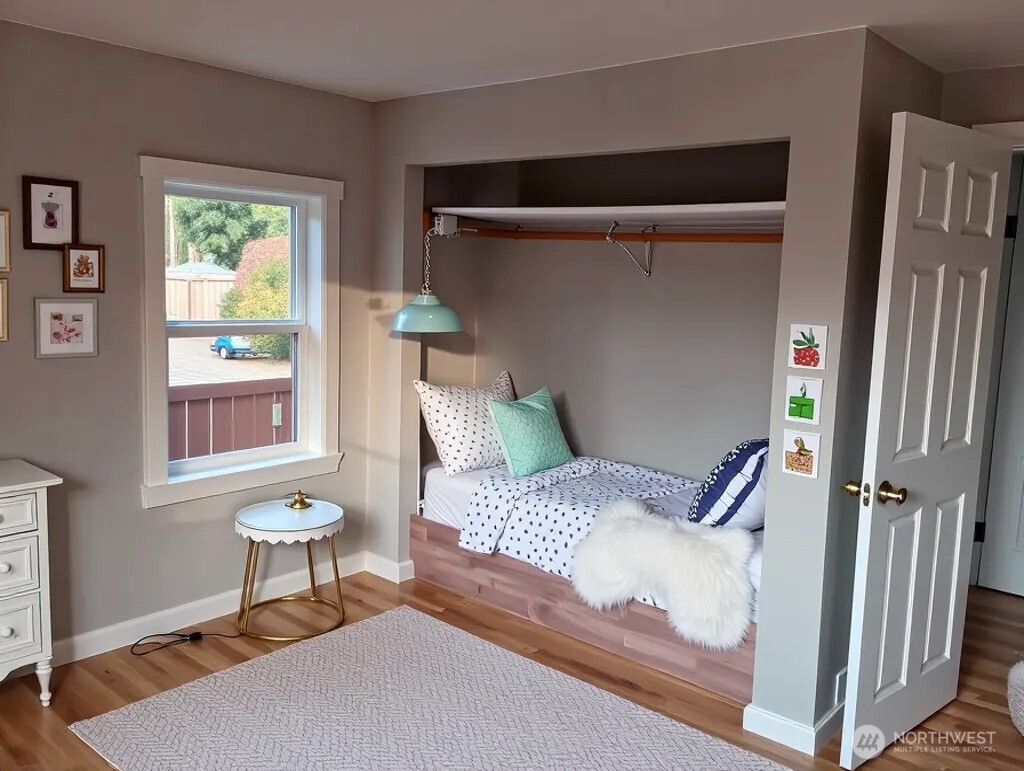 14607 Union Avenue Southwest Lakewood, WA 98498 - Photo 28 of 40 a bedroom with a bed and a window