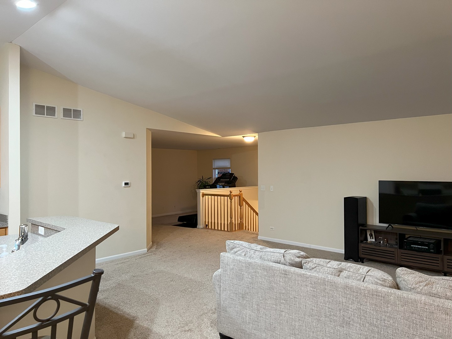 2623 Amber Court, Unit 2623 Algonquin, IL 60102 - Photo 6 of 11 a bedroom with a bed and a flat screen tv