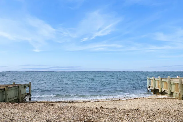 a view of a ocean view with beach
