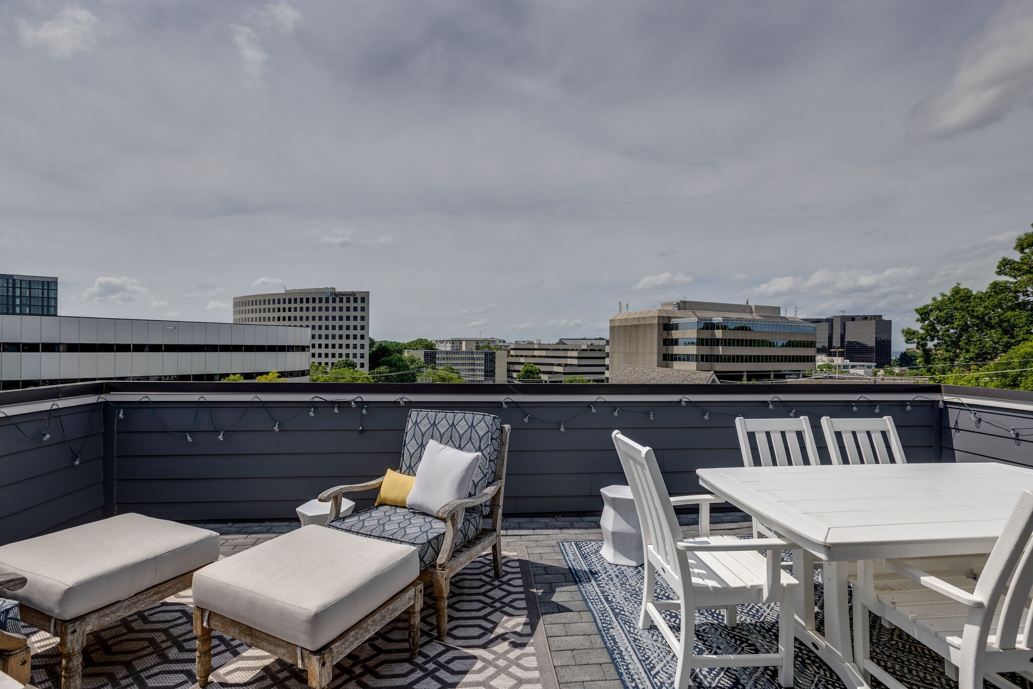 3406 Love Circle Nashville, TN 37212 - Photo 34 of 40 a terrace with a seating space