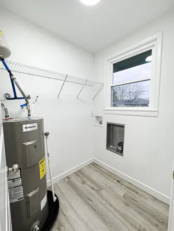 a view of a storage & utility room