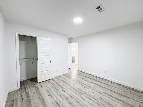 wooden floor in an empty room