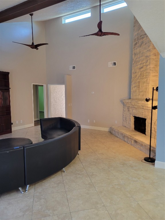 1027 Arrow Hill Road Houston, TX 77077 - Photo 2 of 13 2 Story Stone Gas Fireplace