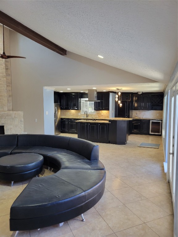 1027 Arrow Hill Road Houston, TX 77077 - Photo 6 of 13 Living Room and Kitchen area