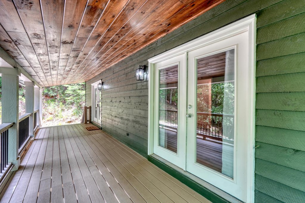45 Mountain Stream Road Murphy, NC 28906 - Photo 31 of 33 a view of outdoor space with wooden floor and windows