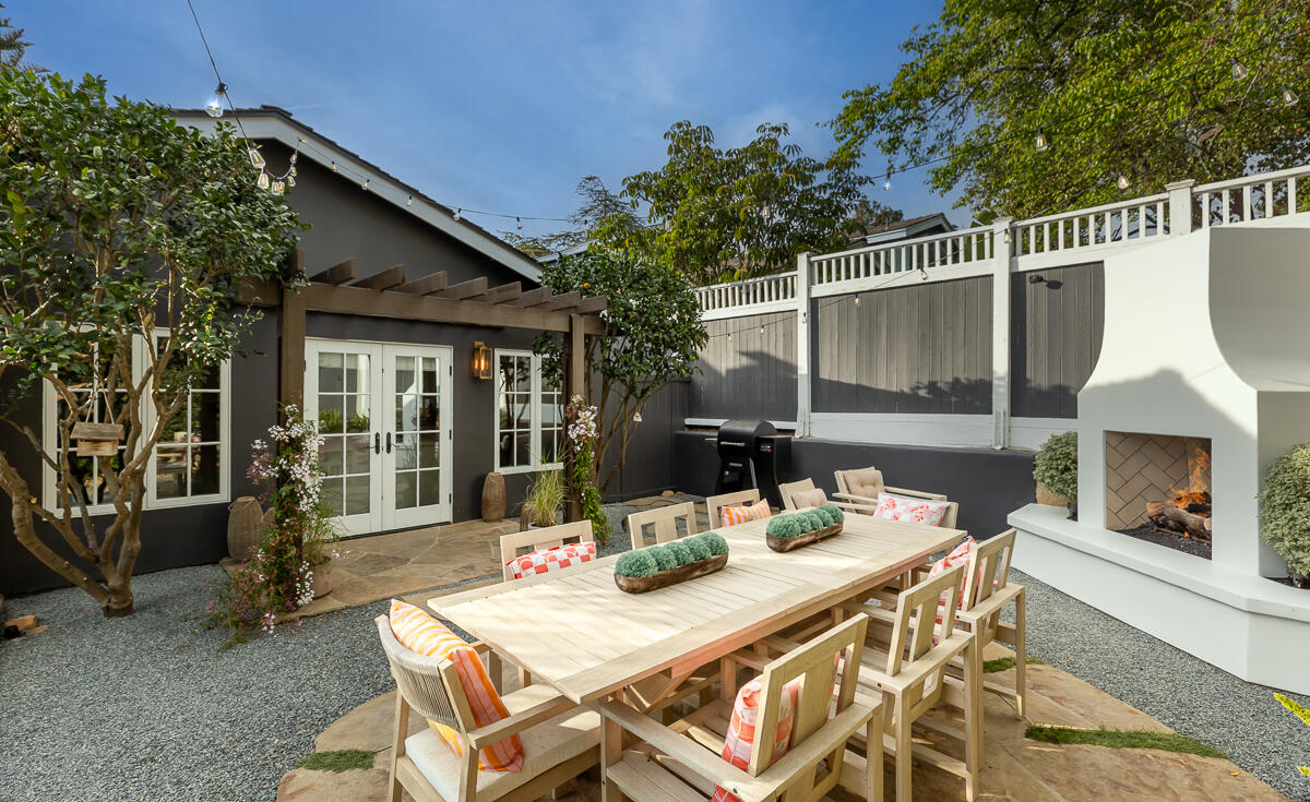 420 Seaview Road Montecito, CA 93108 - Photo 1 of 26 a view of a patio with couches table and chairs and potted plants