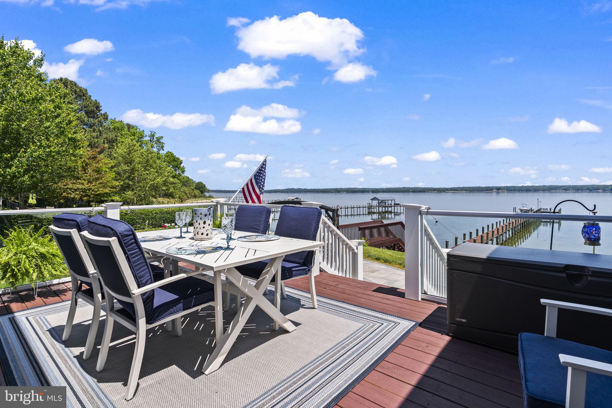 24814 Half Pone Point Road Hollywood, MD 20636 - Photo 48 of 80 Deck w/ Retractable Awning