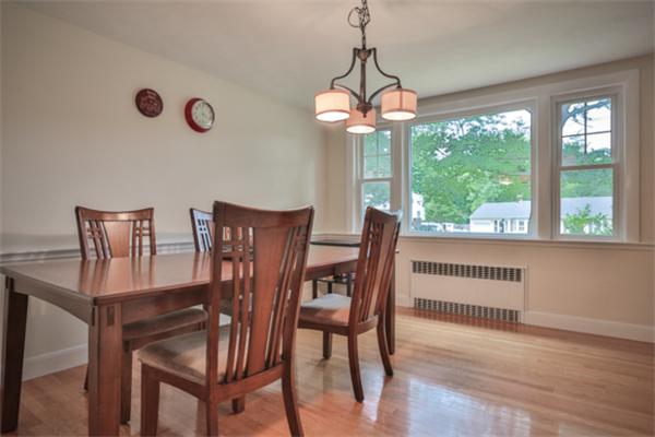 141 Ridge Street Winchester, MA 01890 - Photo 6 of 20 a view of a dining room with furniture window and outside view