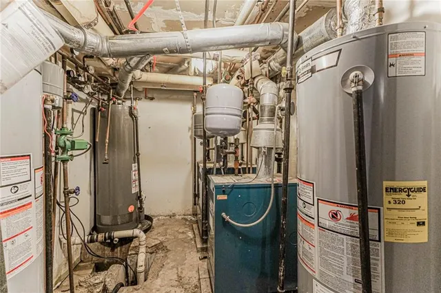 a view of storage and utility room