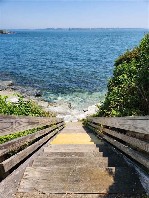 4 Clarkes Village Road Jamestown, RI 02835 - Photo 28 of 31 Stairs to the oceanfront