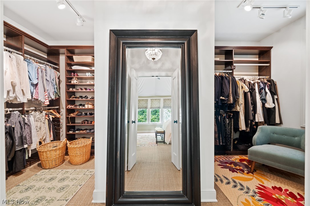 10 Pepper Ridge Road Cleveland, OH 44124 - Photo 20 of 34 The large split closet was designed to stylishly and efficiently keep you organized.