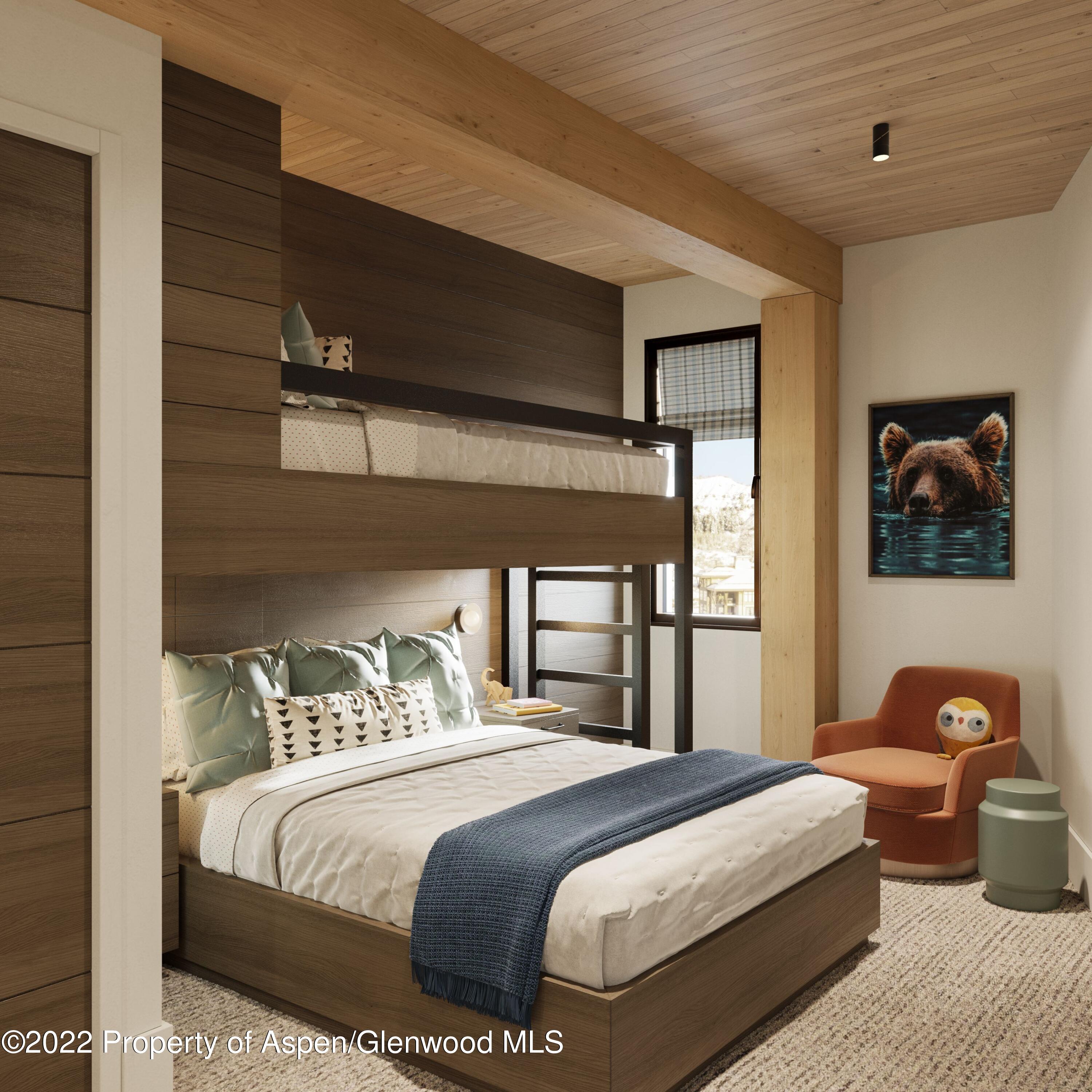 180 Wood Road, Unit 101 Snowmass Village, CO 81615 - Photo 3 of 8 402_Bunk Room