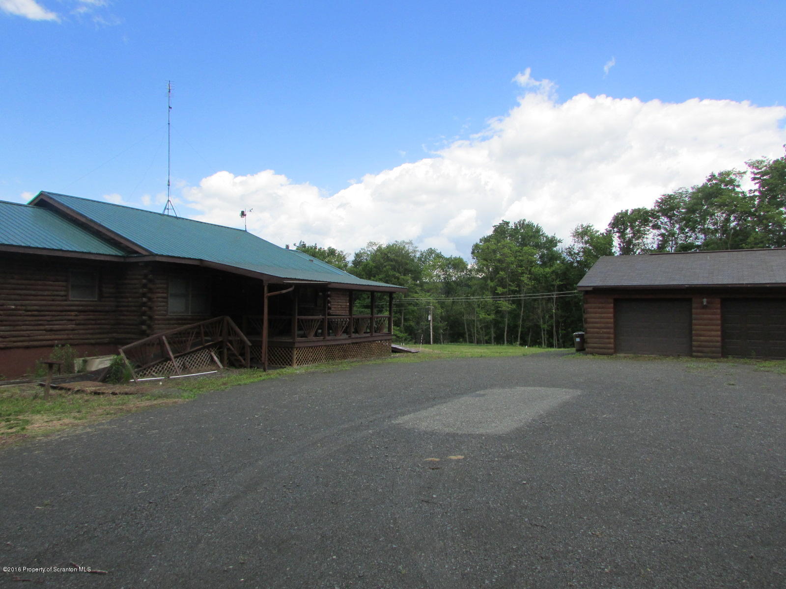 a view of a car garage
