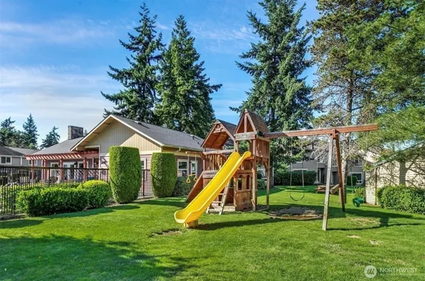a view of a house with a park