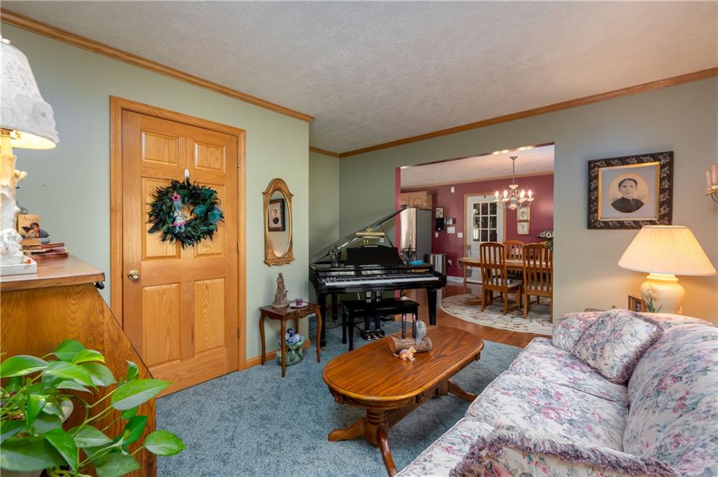 360 Sopher Road Grove City, PA 16127 - Photo 10 of 25 a living room with furniture a piano and a potted plant