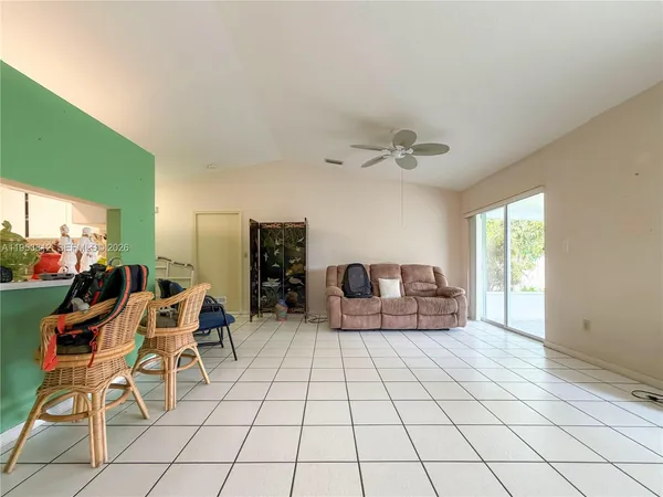 a view of a livingroom with furniture