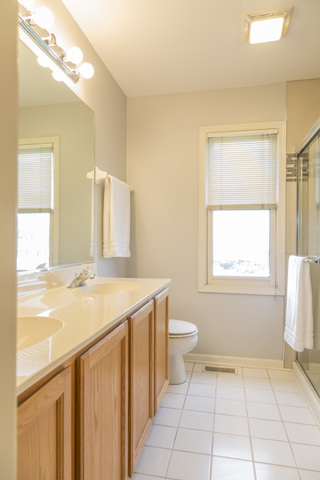 101 Barnes Road Elgin, IL 60124 - Photo 13 of 22 a bathroom with a sink a toilet and tub