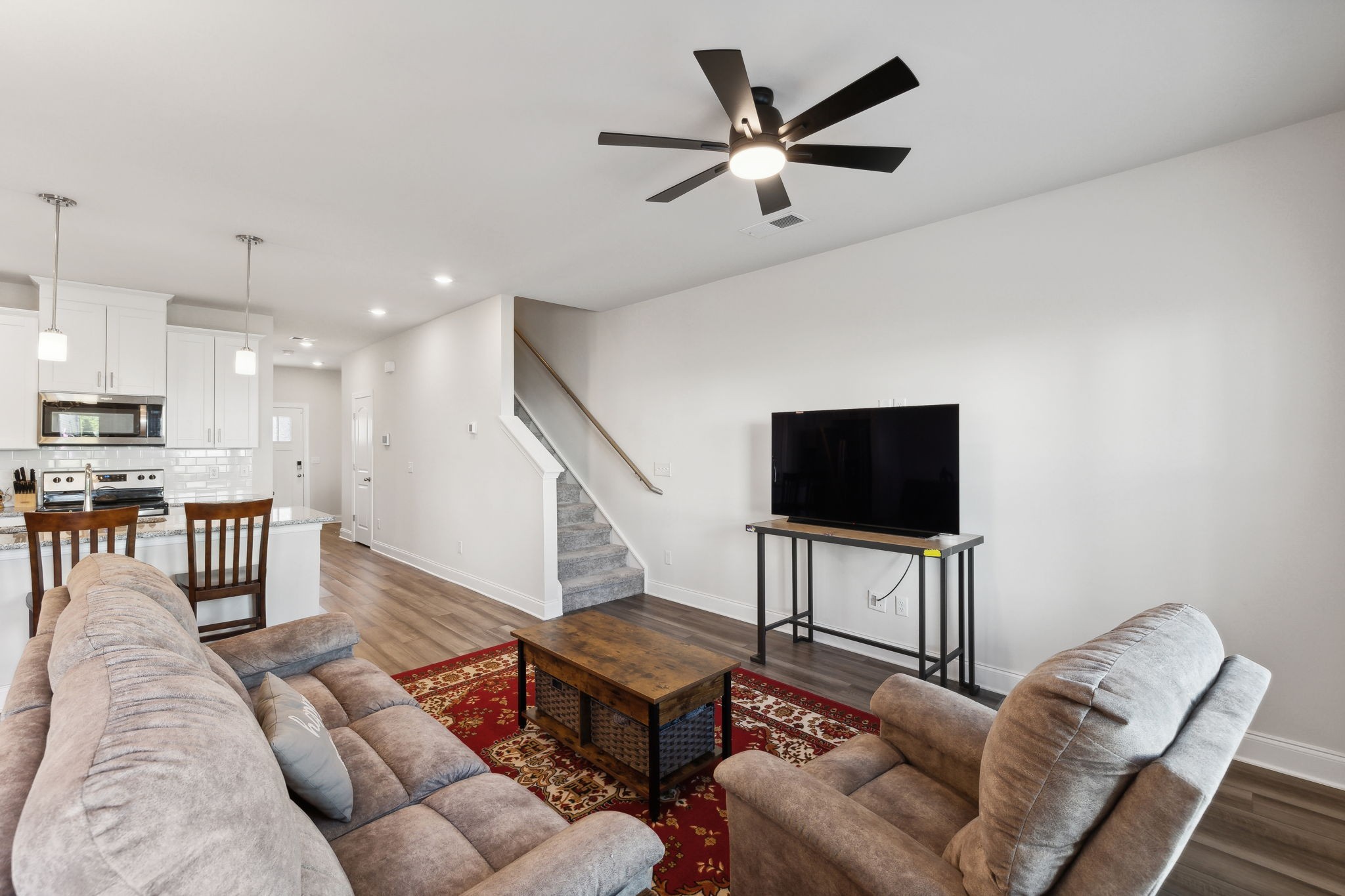738 Prairie View Drive Columbia, TN 38401 - Photo 11 of 38 a living room with furniture and a flat screen tv