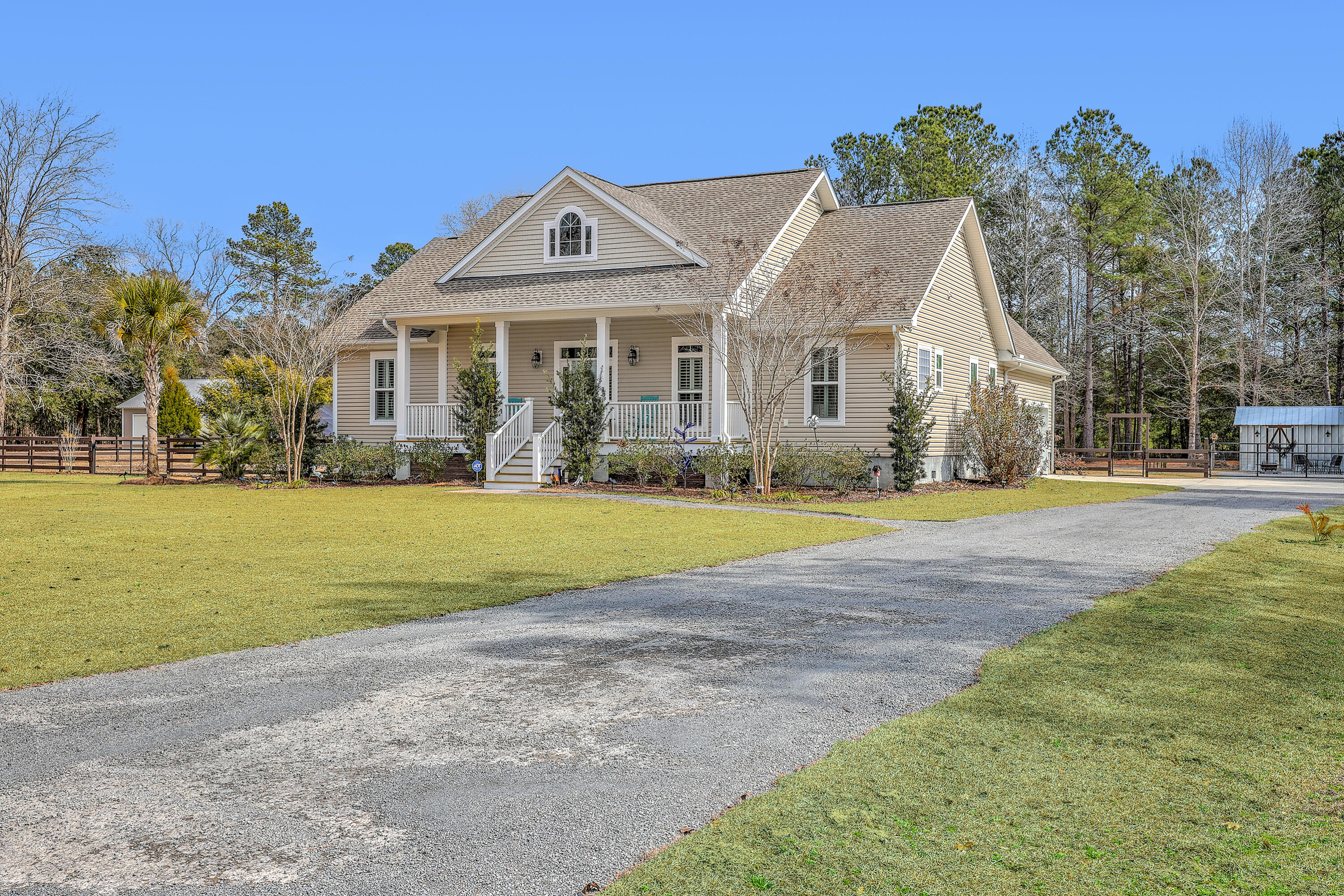 6968 Hyde Farm Road Ravenel, SC 29470 - Photo 3 of 68 Large gravel driveway