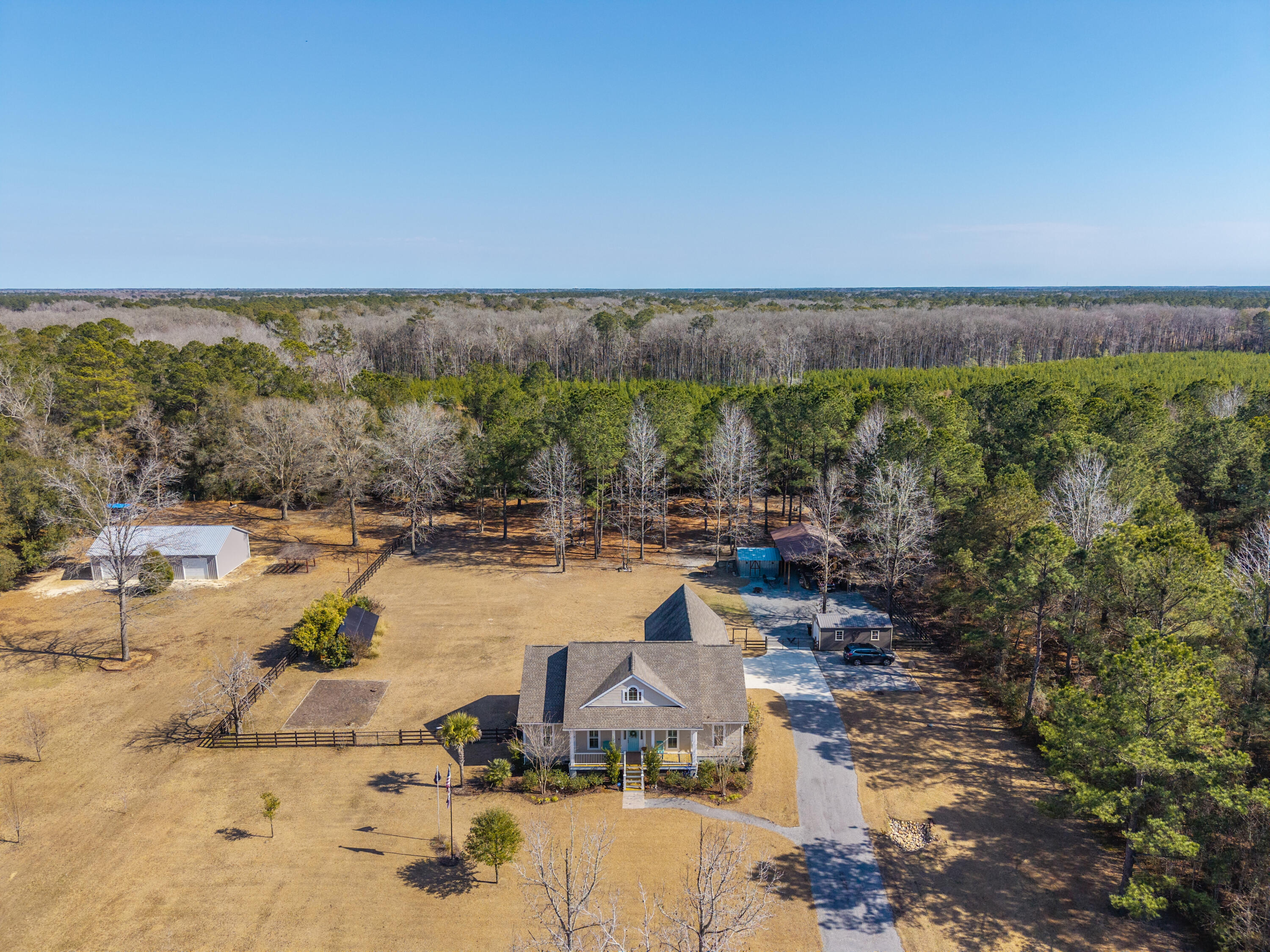 6968 Hyde Farm Road Ravenel, SC 29470 - Photo 54 of 68 Birds Eye view