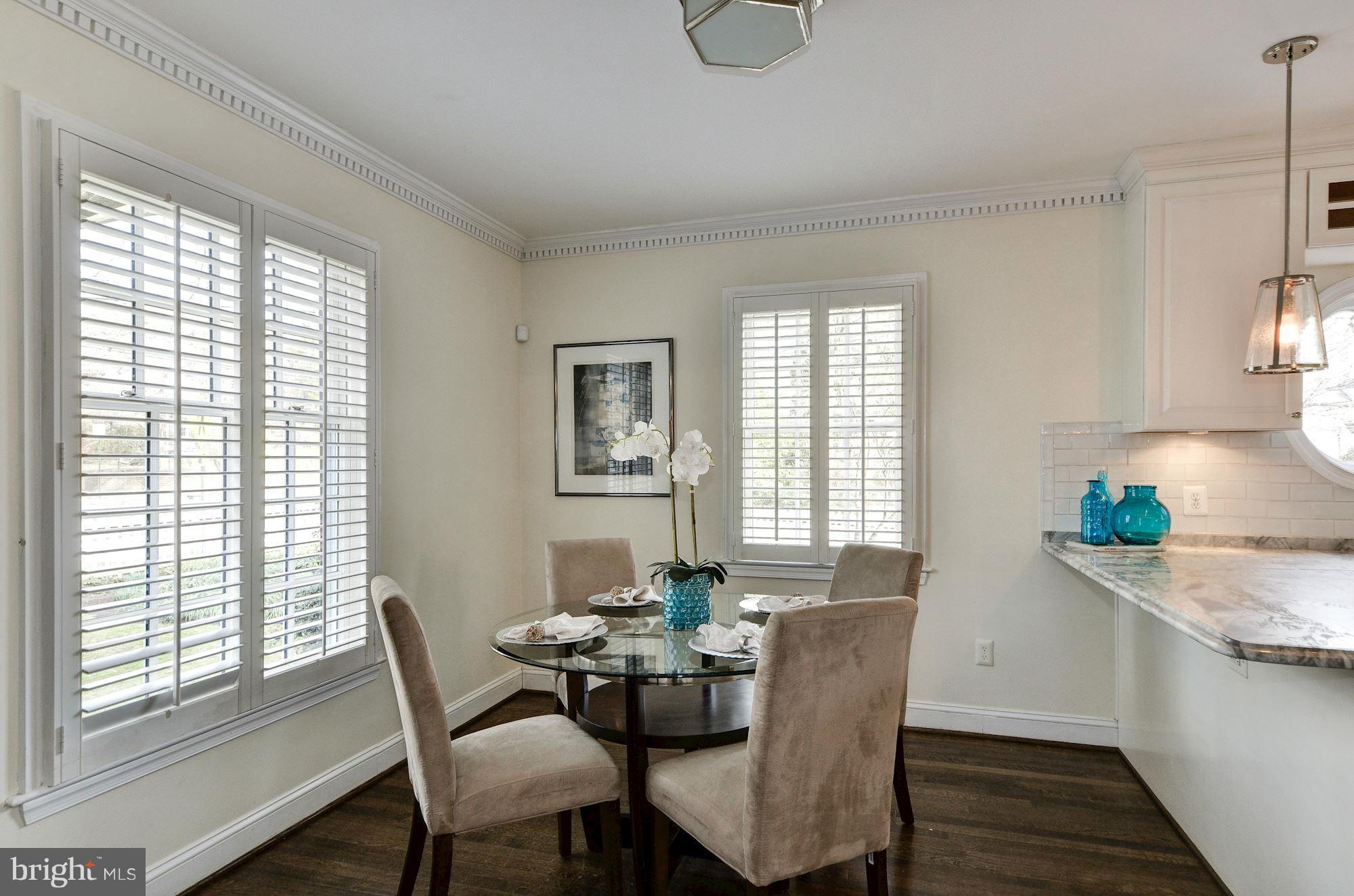 4625 Reno Road Northwest Washington, DC 20008 - Photo 11 of 30 Breakfast Room adjacent to kitchen