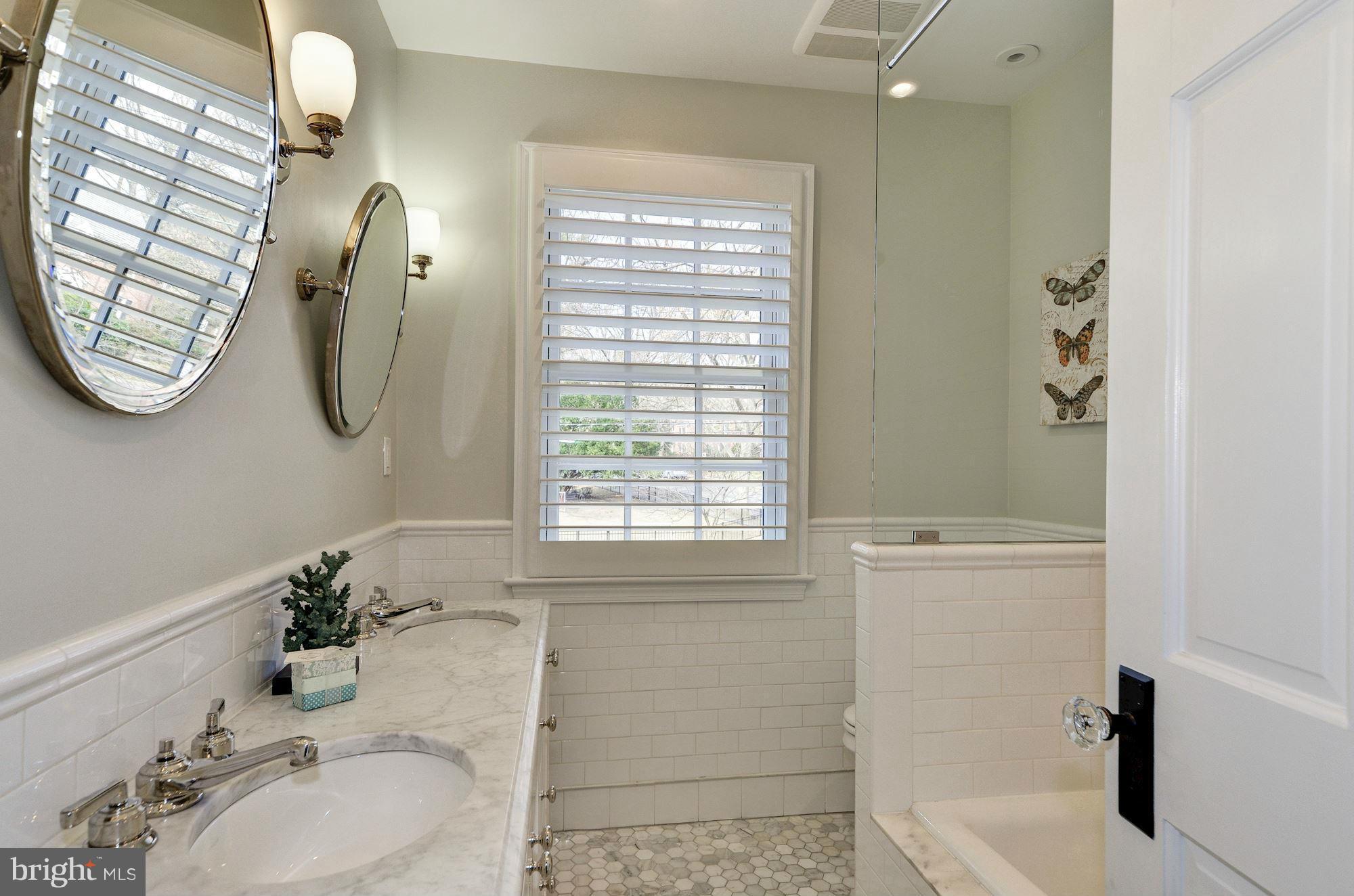 4625 Reno Road Northwest Washington, DC 20008 - Photo 20 of 30 Hall Bath with double vanity